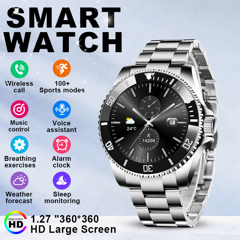 Smartwatch Health Watches - LIGE 2026 Smart Watch 1.27
