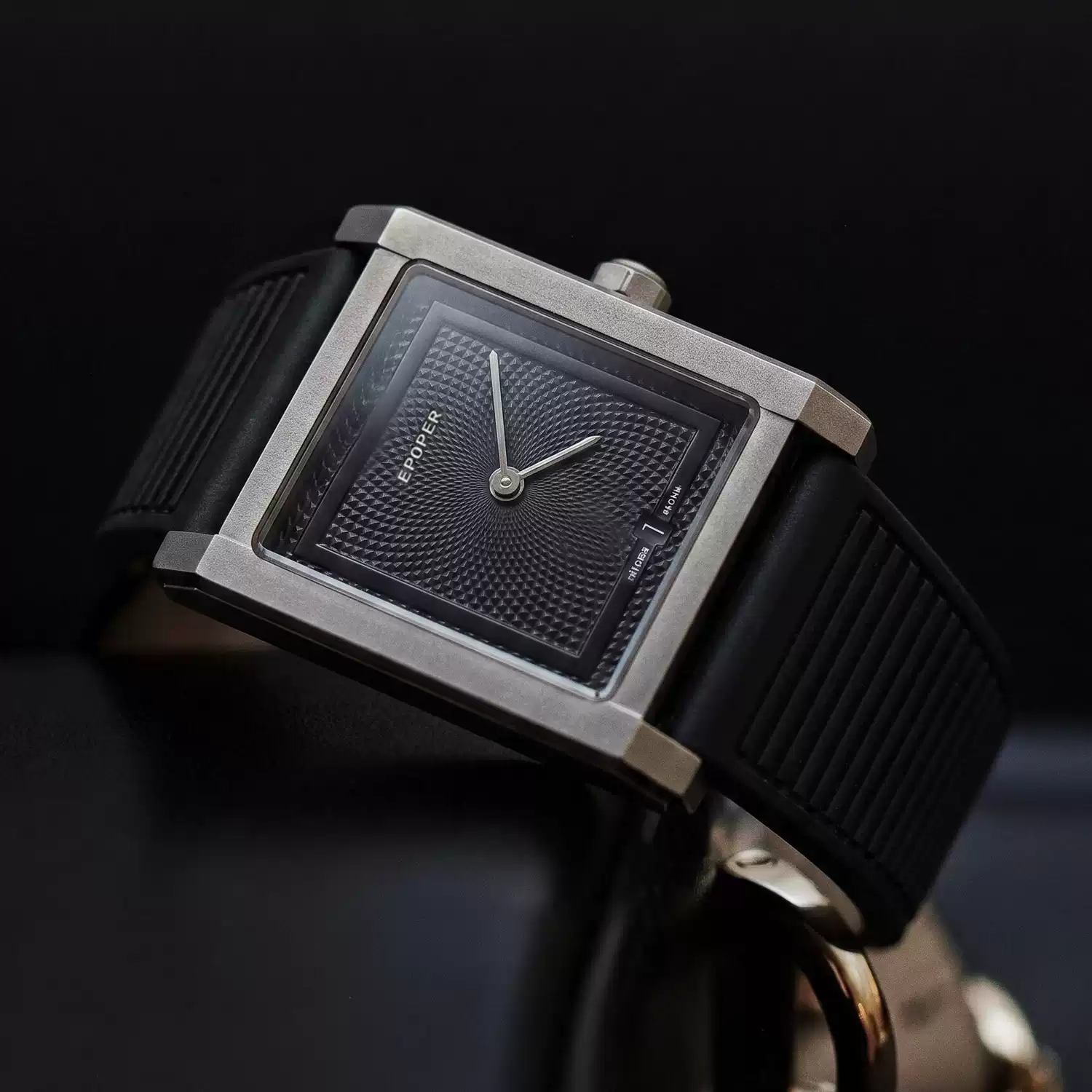 Smartwatch Square Watches For Men - Square Dial Men Quartz Watch Minimalist