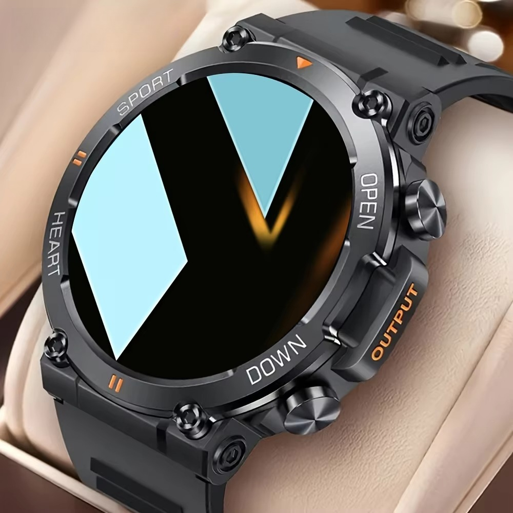 Smartwatch Iphone Watch For Men - Men Smart Watch Round Big Screen