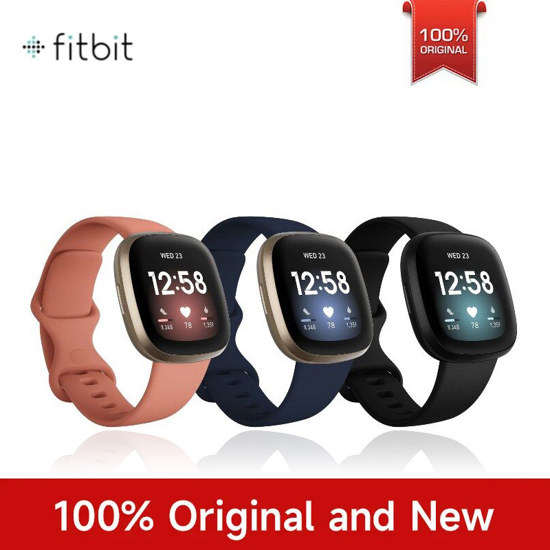 Smartwatch Health Watches - Fitbit Versa 3 Motivational Health Fitness