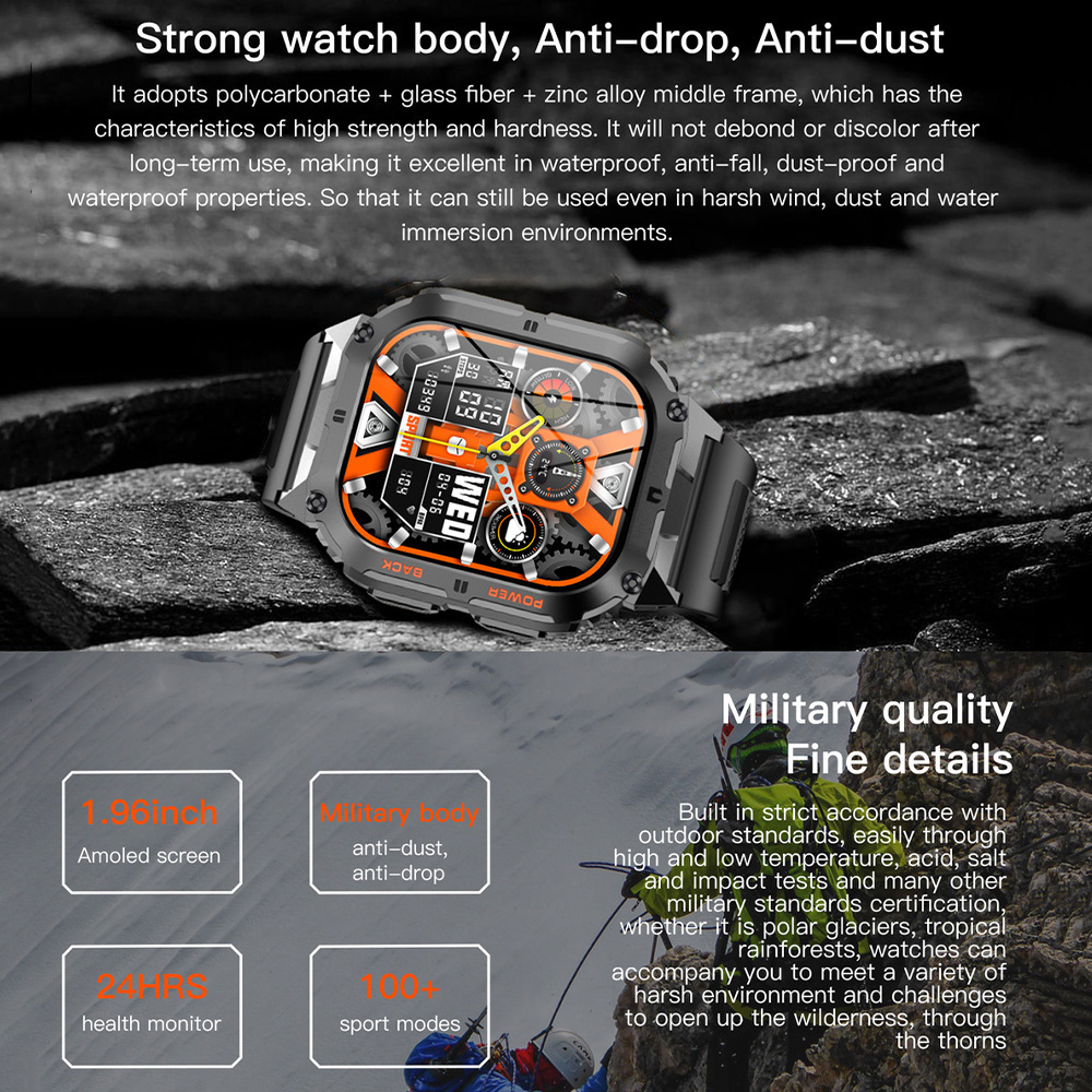 K61 Pro Smart Watch Men Women  - Smartwatch Digital Watches For Men ulasan dan harga