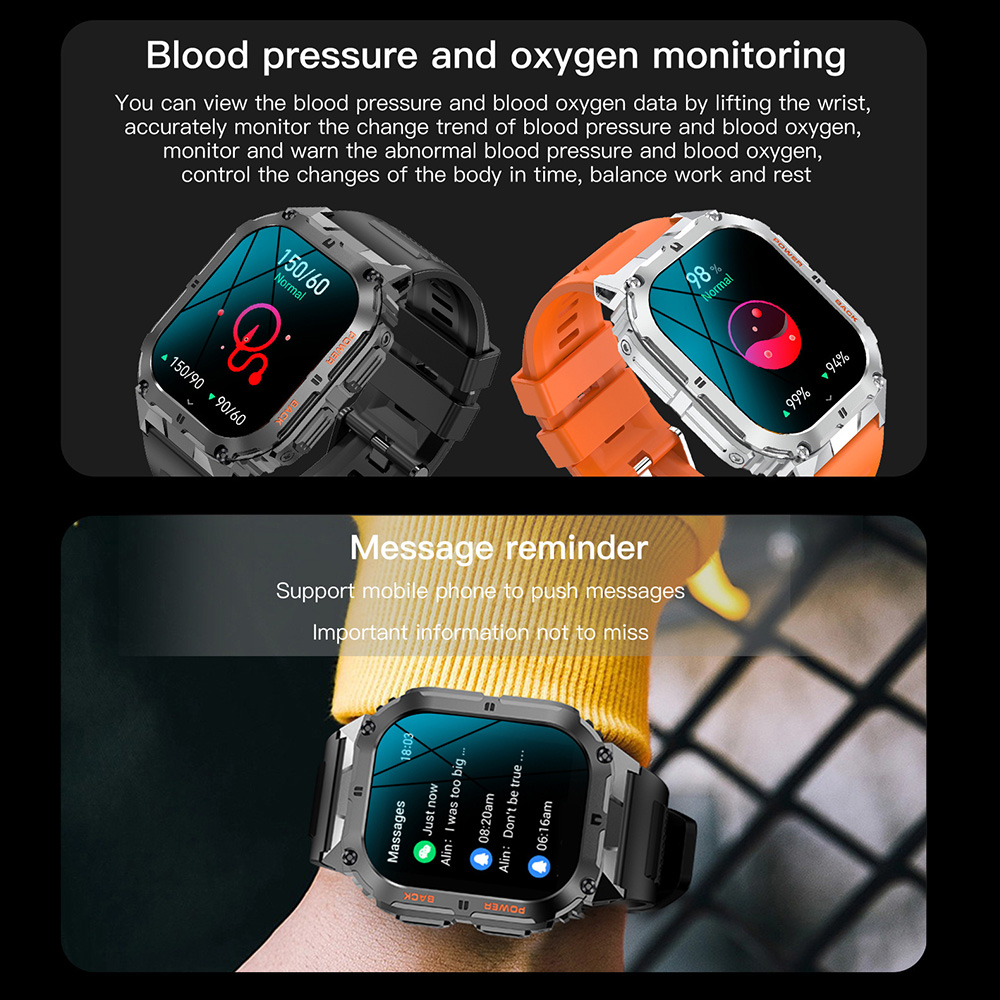 K61 Pro Smart Watch Men Women  - Smartwatch Digital Watches For Men ulasan dan harga