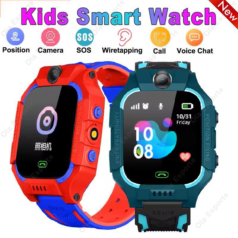 Smart Watch Kids 2G Sim Card S - Smartwatch Watches For Kid Boy Waterproof ulasan dan harga