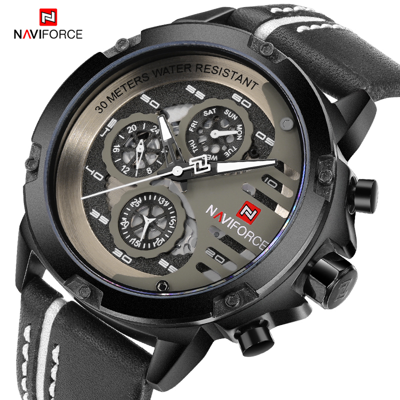 NAVIFORCE New Men's Sports Mil - Smartwatch Military Watches For Men ulasan dan harga