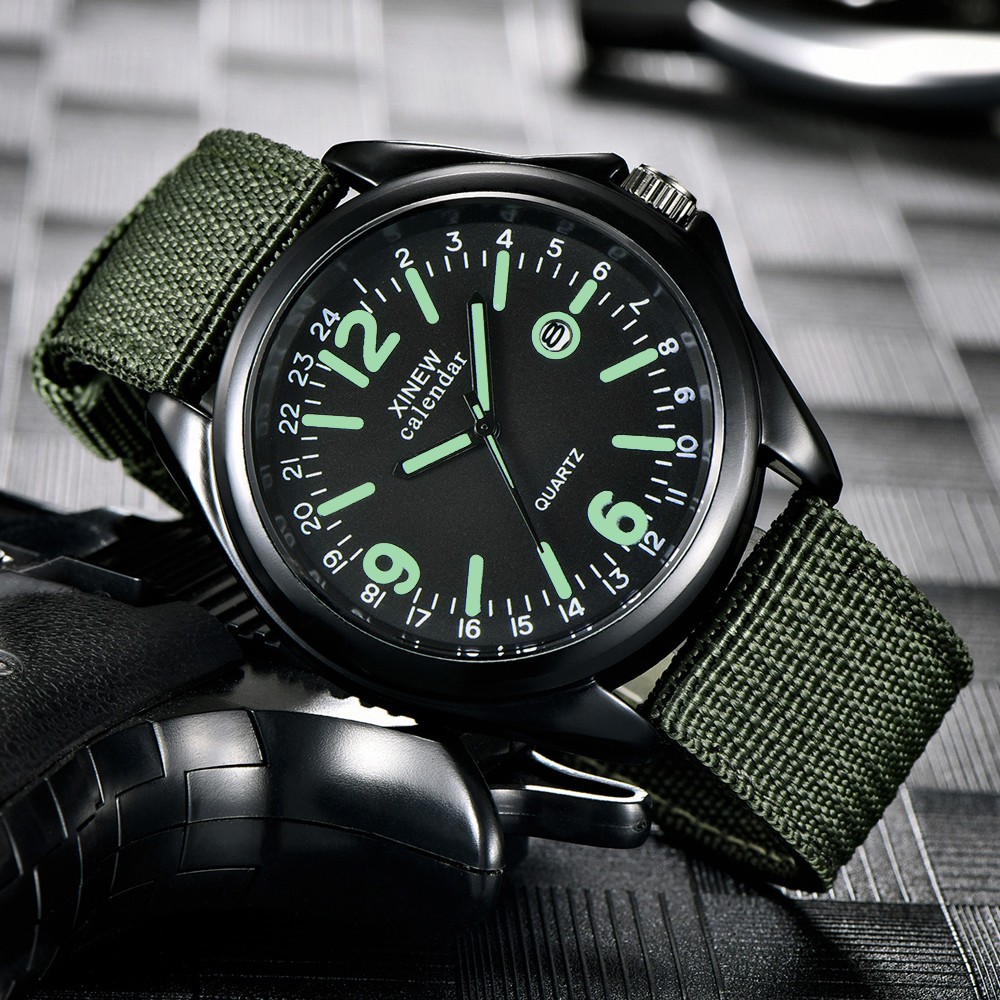 Military Mens Quartz Watch Bla - Smartwatch Military Watches For Men ulasan dan harga