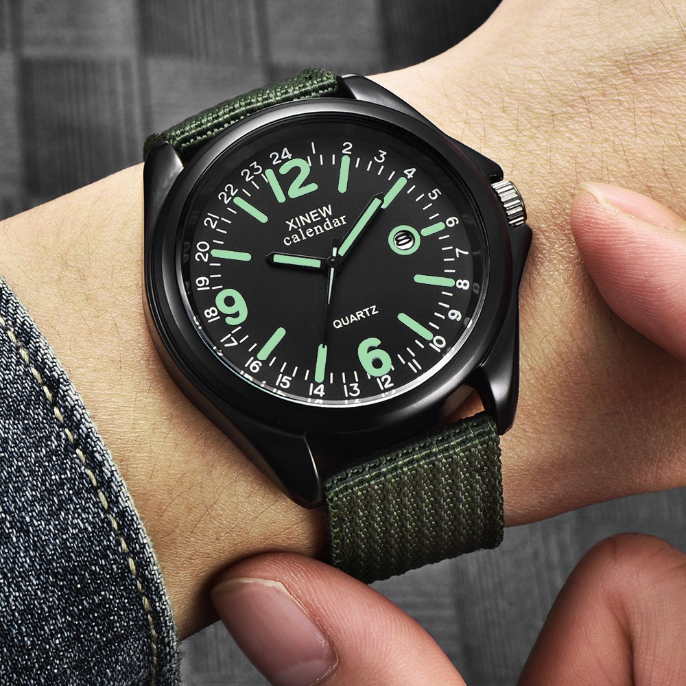 Military Mens Quartz Watch Bla - Smartwatch Military Watches For Men ulasan dan harga