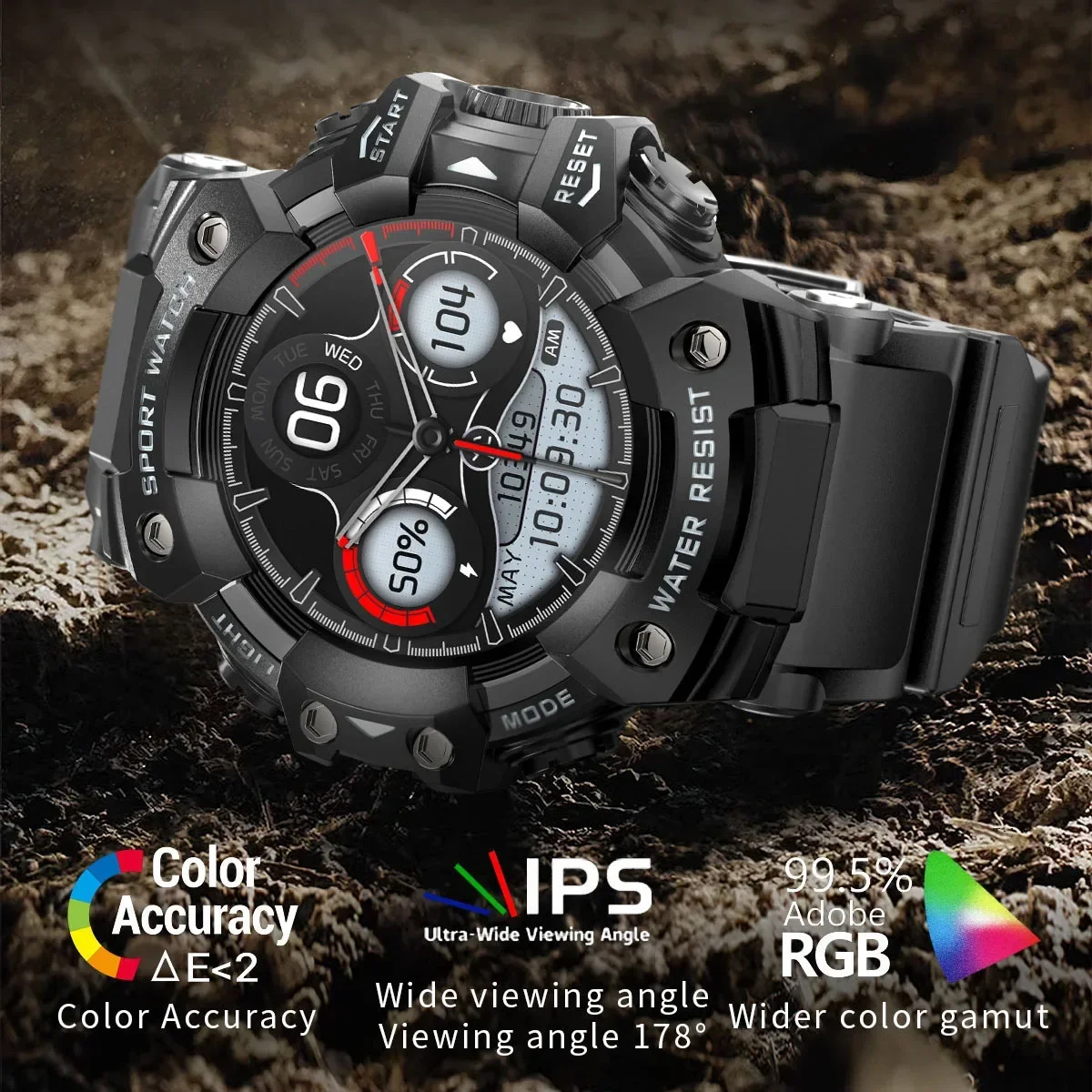 Men's Outdoor Sports Smart Wat - Smartwatch Health Watches ulasan dan harga