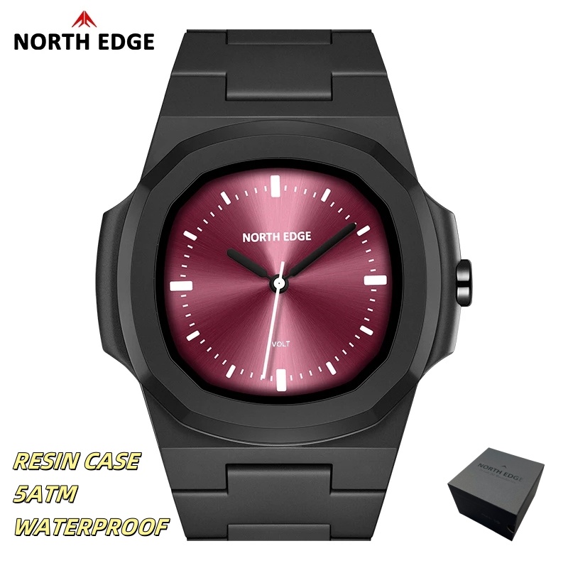 NORTH EDGE Watch for Man New V - Waterproof Diving Watch ulasan dan harga