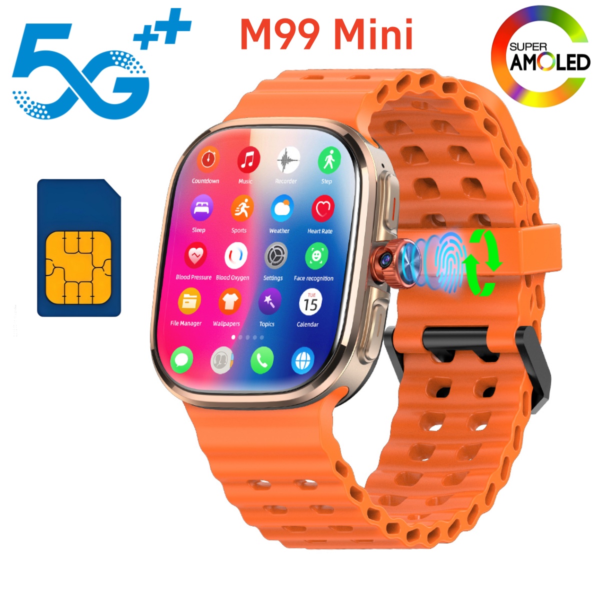 M99 Mini Smartwatch 5G Android - Smartwatch Nothing Watches ulasan dan harga