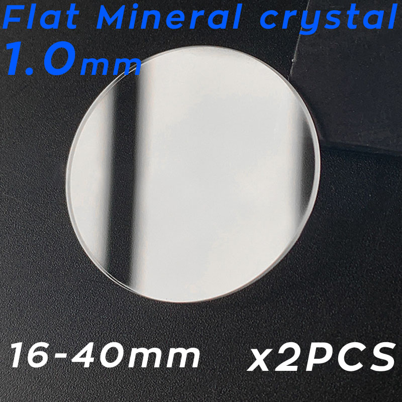 New 2PCS Thickness 1mm Flat Ro - Watch Crystal Replacement ulasan dan harga