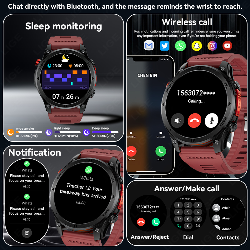 2026 Offline Map New Smart Wat - Altimeter Compass Watch ulasan dan harga