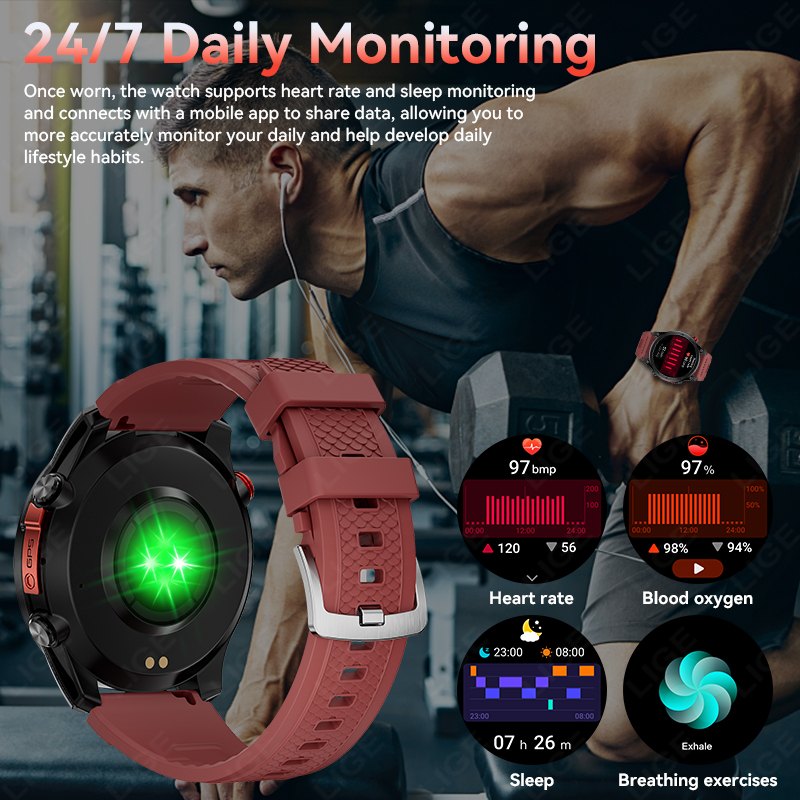 2026 Offline Map New Smart Wat - Altimeter Compass Watch ulasan dan harga