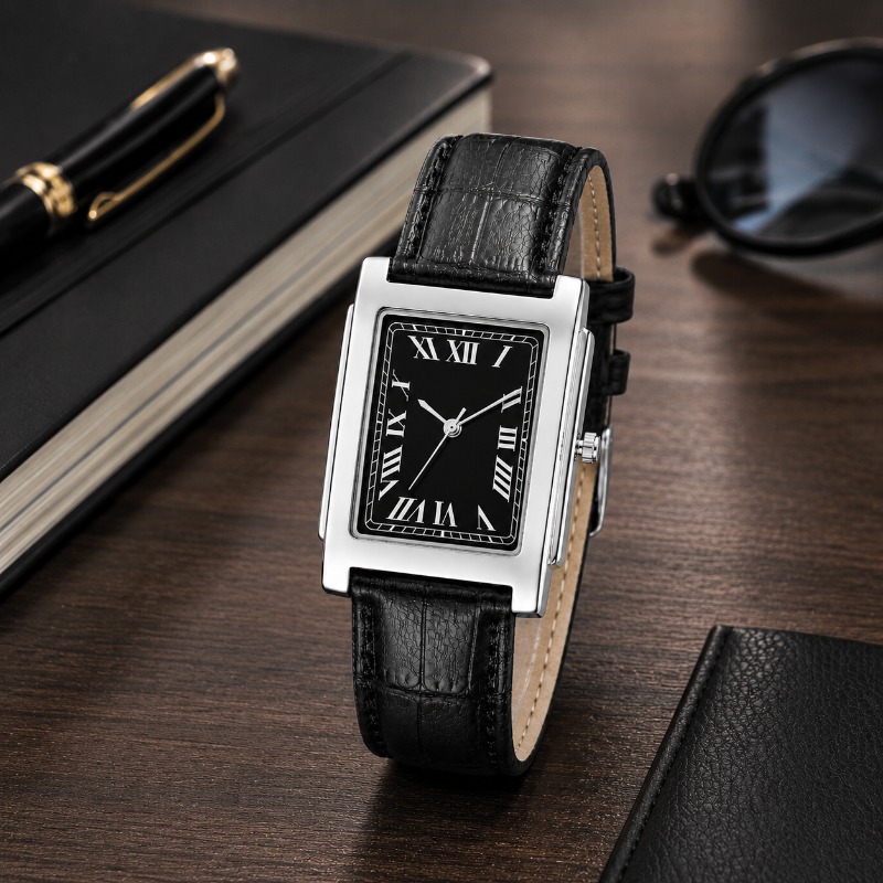 Business Men Analog Quartz Wat - Smartwatch Square Watches For Men ulasan dan harga
