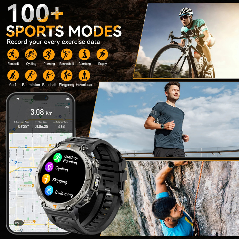 Smart Watch 2026 For Men Bluet - Smartwatch Watches Wallpaper ulasan dan harga