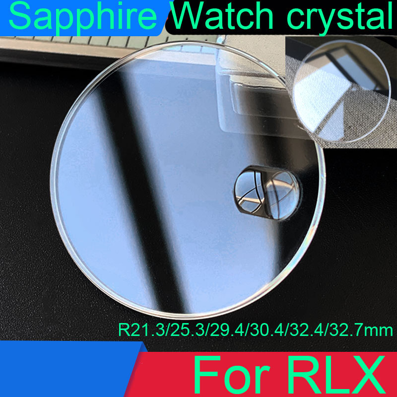 Round Flat Sapphire Replacemen - Watch Crystal Replacement ulasan dan harga