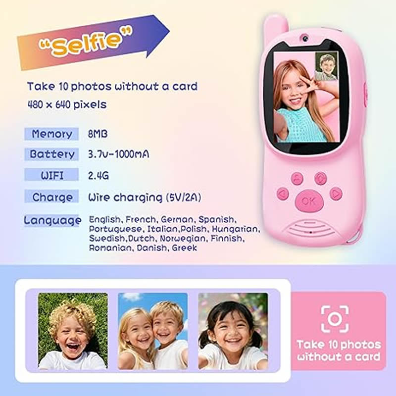 Walkie Talkies Cute 2Pack Rech - Smartwatch Watches For Kid Boy Waterproof ulasan dan harga