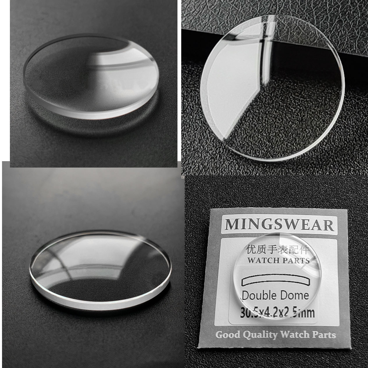 Double Dome 2.5mm Round Minera - Watch Crystal Replacement ulasan dan harga