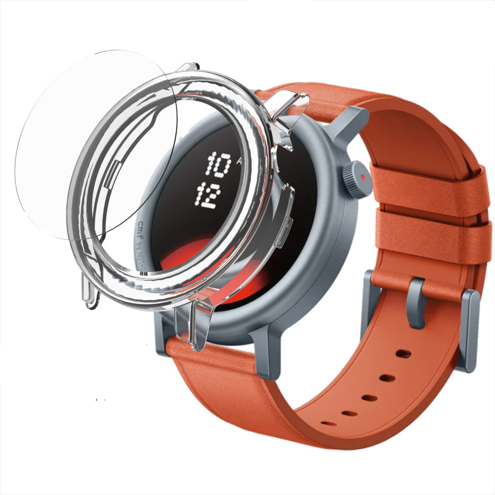 Hard Edge Shell Glass Screen P - Smartwatch Nothing Watches ulasan dan harga