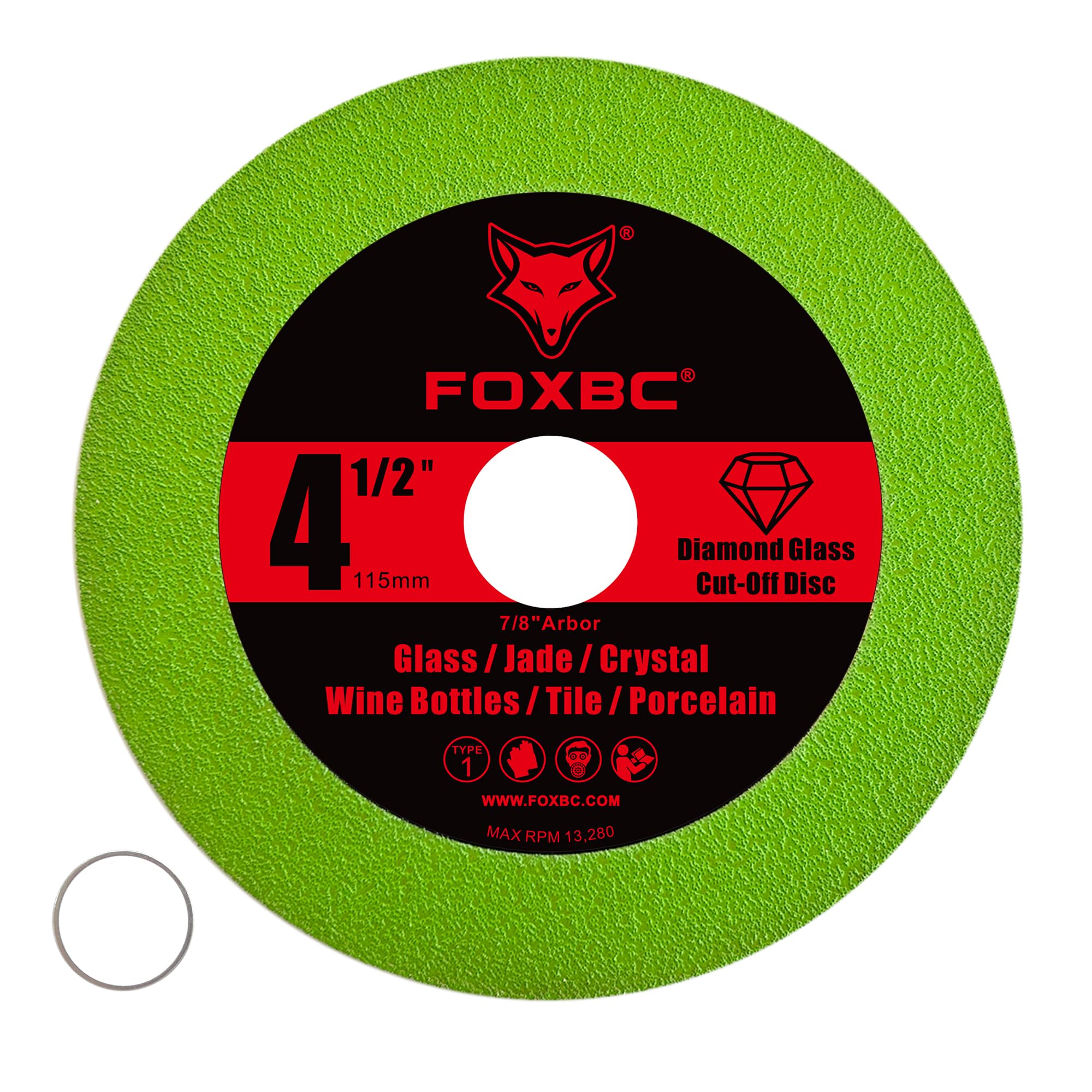 FOXBC 115mm Diamond Glass Cutt - Crystal Press Tool ulasan dan harga