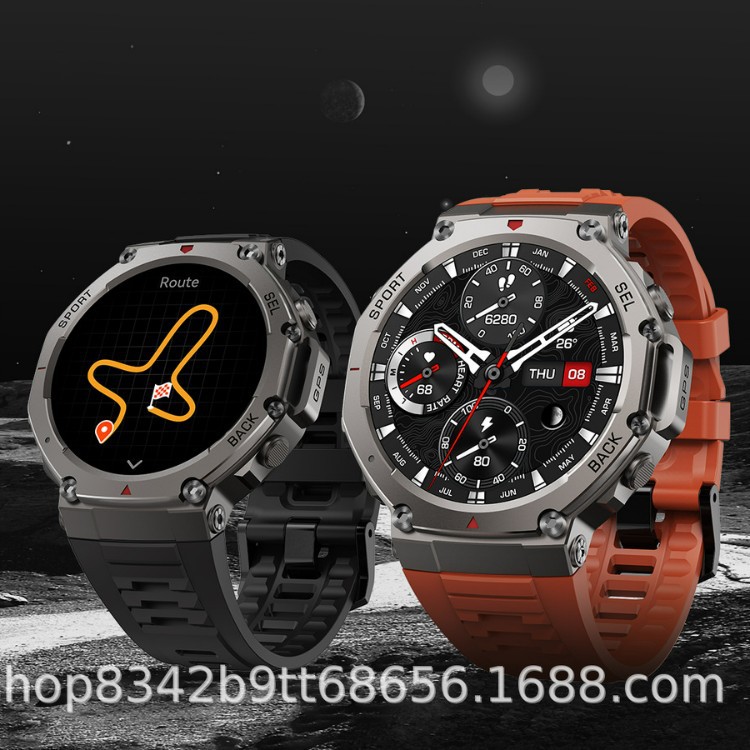 DM58 Smart Watch, AMOLED Displ - Altimeter Compass Watch ulasan dan harga