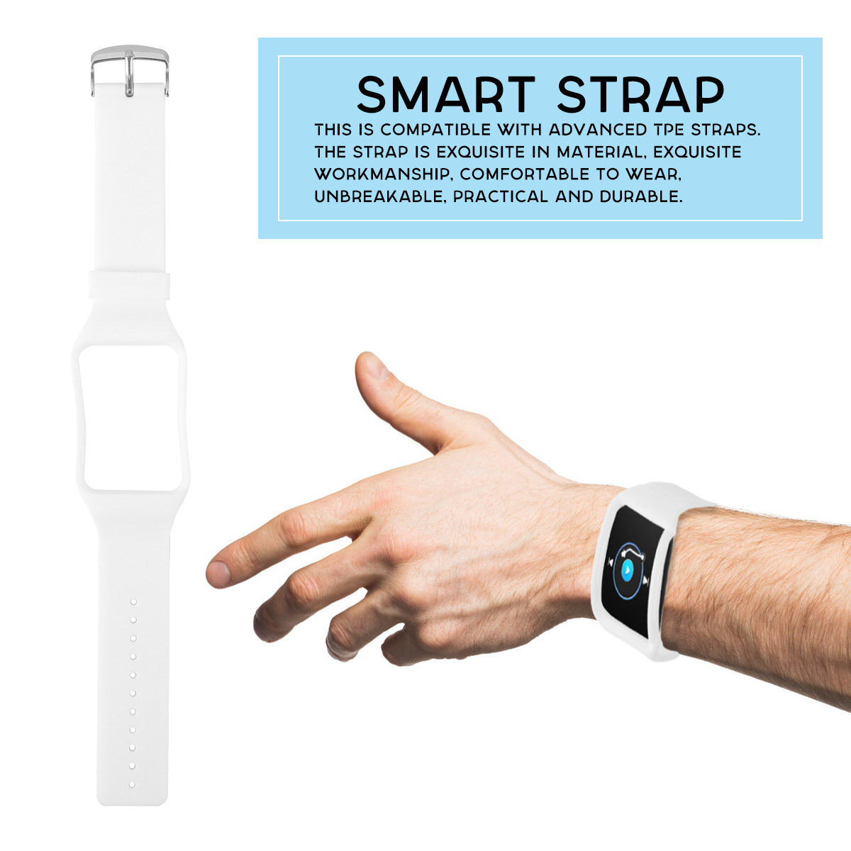 Tpe Smart Watch Band for S R75 - Smartwatch Premium Watches For Men ulasan dan harga