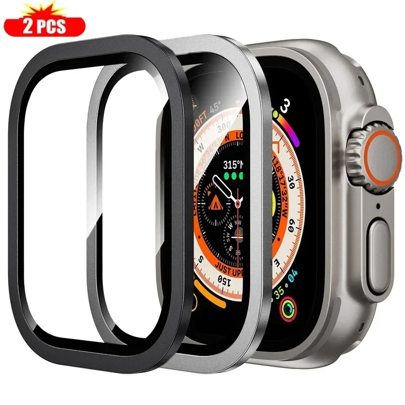 2PCS Tempered Glass for Apple  - Smartwatch Watches Gift For Women ulasan dan harga