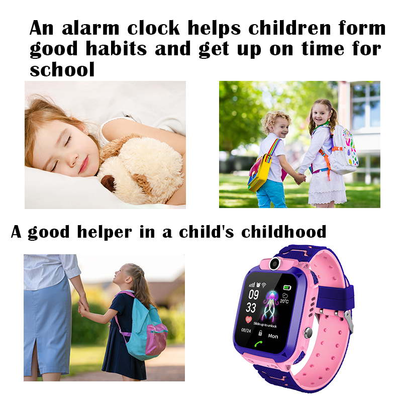 Q12B Kids Smart Watch with SOS - Smartwatch Watches For Kid Boy With Alarm ulasan dan harga