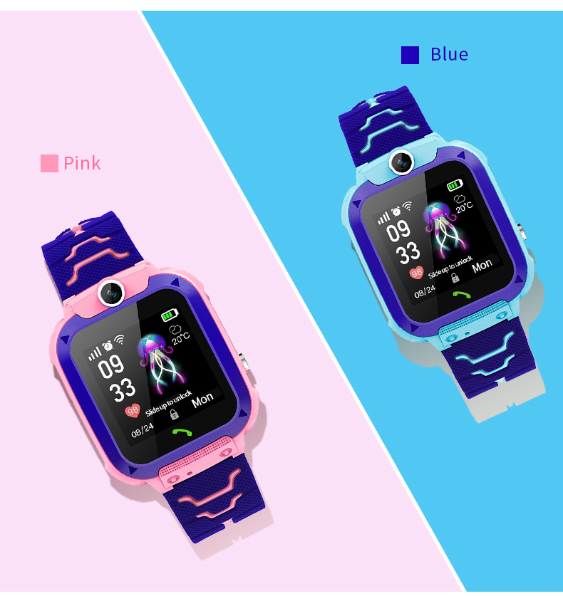 Q12B Kids Smart Watch with SOS - Smartwatch Watches For Kid Boy With Alarm ulasan dan harga