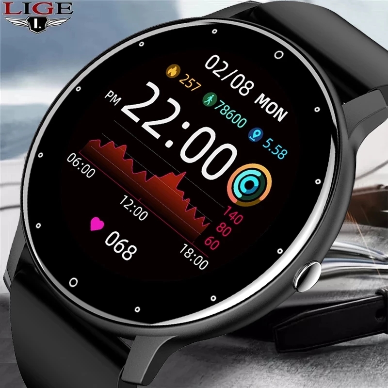 LIGE 2026 New Smart Watch Men  - Smartwatch Digital Watches For Men ulasan dan harga