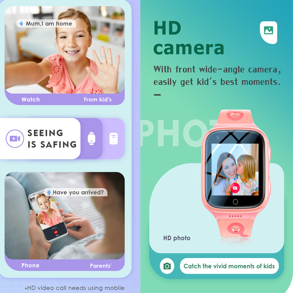 4G Smart Watch Kids GPS WiFi V - Smartwatch Watches For Kid Boy Waterproof ulasan dan harga