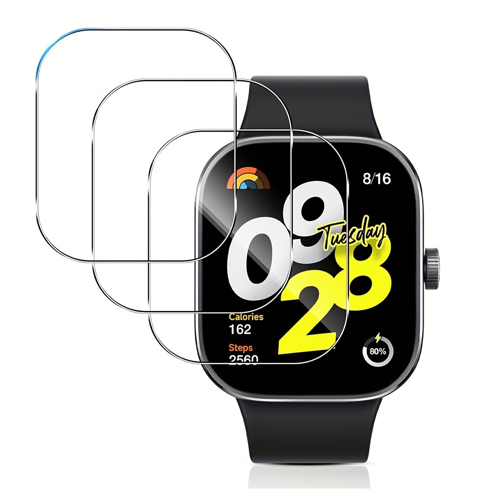 3-5Pcs Premium Tempered Glass  - Watch Redmi ulasan dan harga