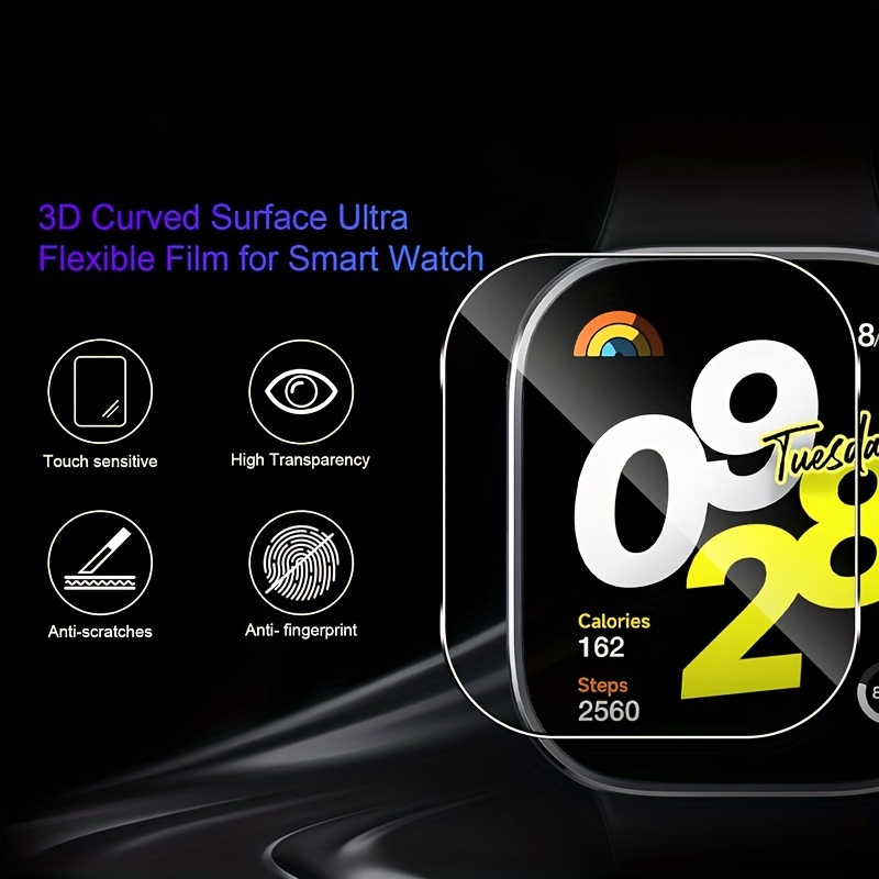 3-5Pcs Premium Tempered Glass  - Watch Redmi ulasan dan harga