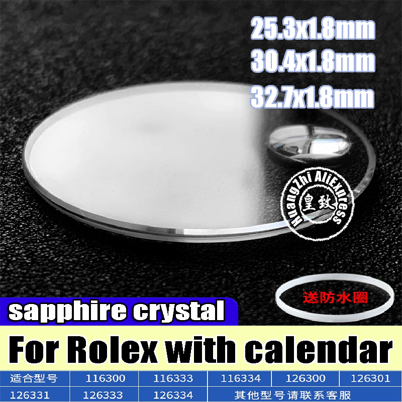 30.4 Sapphire Crystal For Role - Watch Crystal Replacement ulasan dan harga