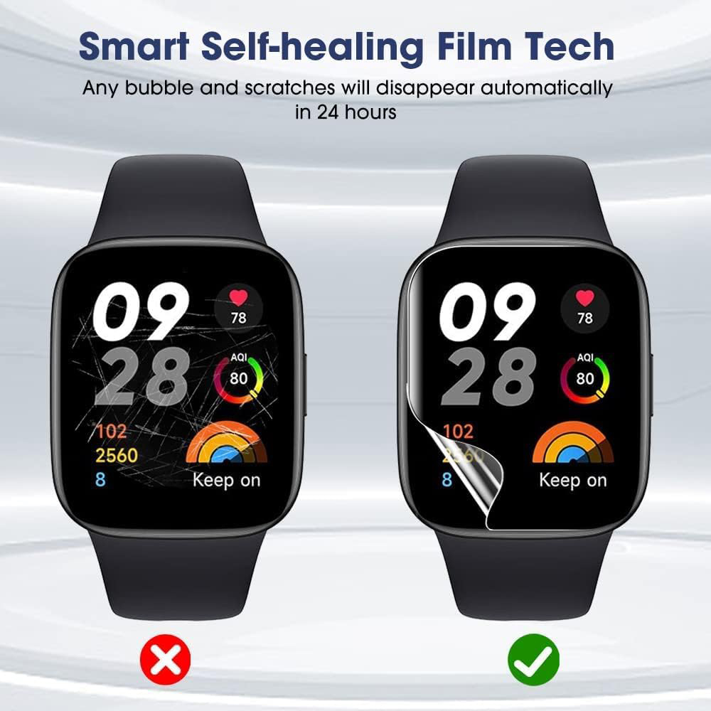 3/6pcs Hydrogel Protective Fil - Watch Redmi ulasan dan harga