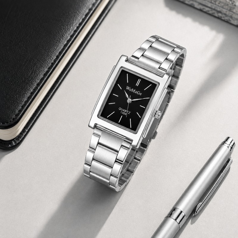 Business Men Watch Fashion Squ - Smartwatch Square Watches For Men ulasan dan harga