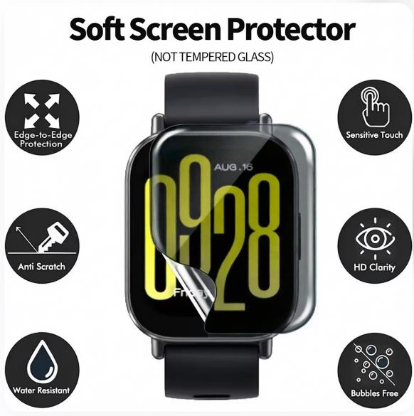 2Pcs Privacy Hydrogel Film For - Watch Redmi ulasan dan harga