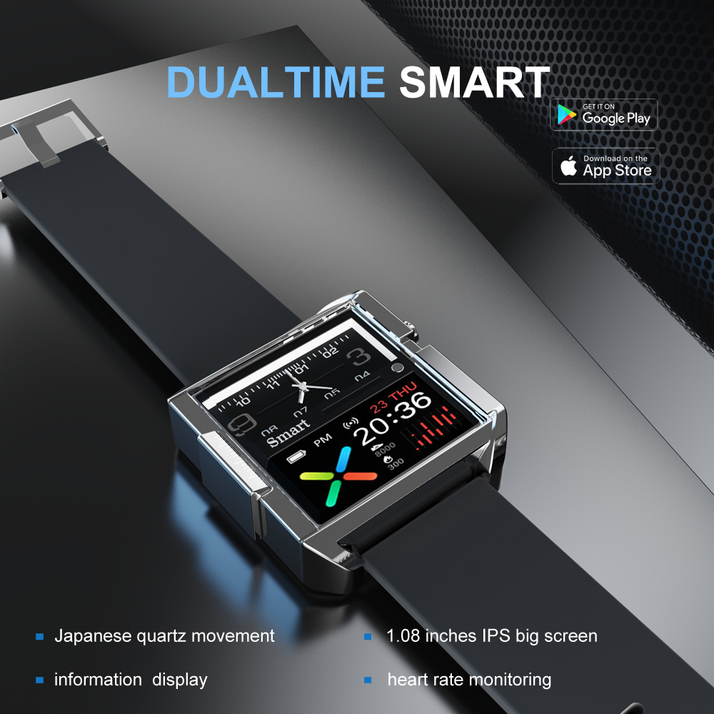 T9 Hybrid Smartwatch Heart Rat - Altimeter Compass Watch ulasan dan harga