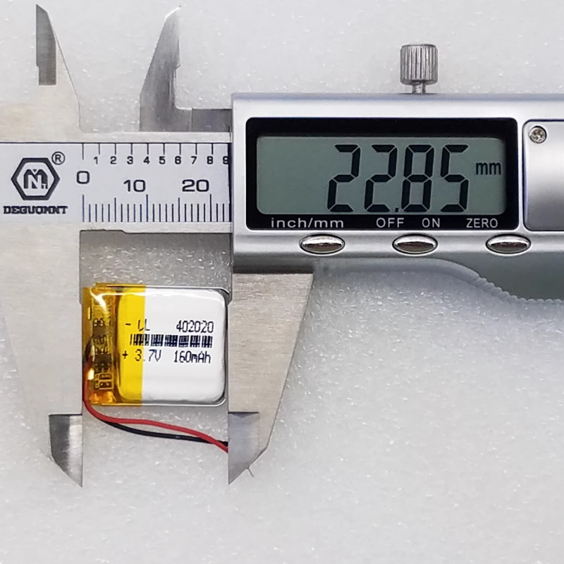 402020 3.7V 160mAh Li-Polymer  - Smartwatch Pebble Watches ulasan dan harga