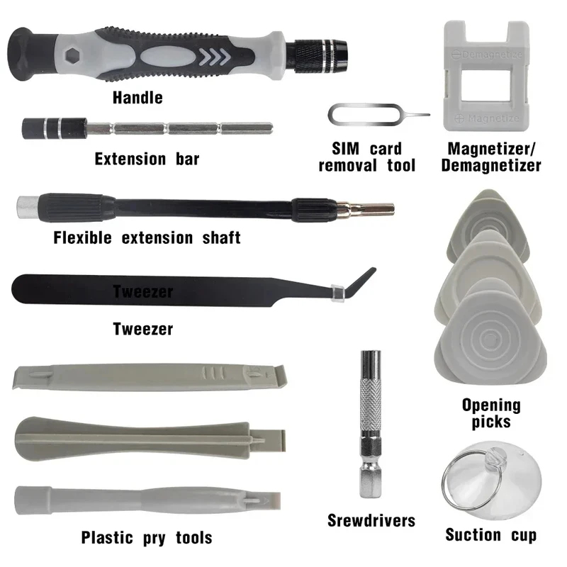 Portable 115in1 Magnetic Screw - Watchmaker Screwdriver ulasan dan harga
