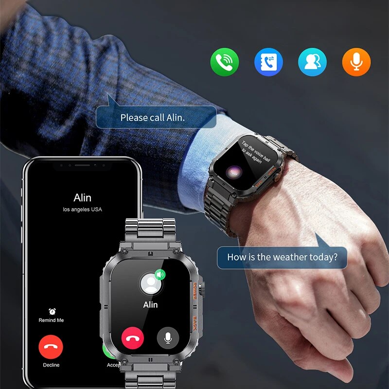 LIGE Outdoor Sports Fitness Sm - Smartwatch Digital Watches For Men ulasan dan harga