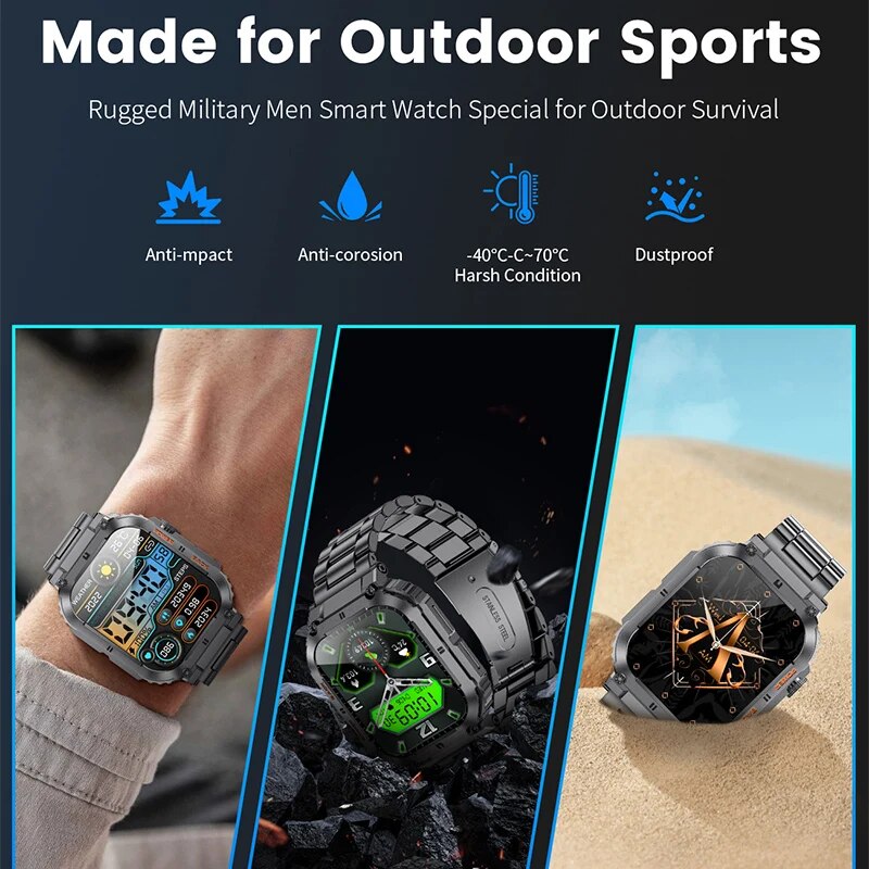LIGE Outdoor Sports Fitness Sm - Smartwatch Digital Watches For Men ulasan dan harga