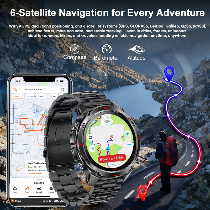 T-Rex 3 Pro Military Grade AGP - Smartwatch Military Watches For Men ulasan dan harga