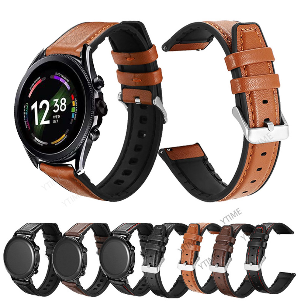 22mm Silicone Leather Band For - Fossil Watches Smartwatch Gen 6 ulasan dan harga