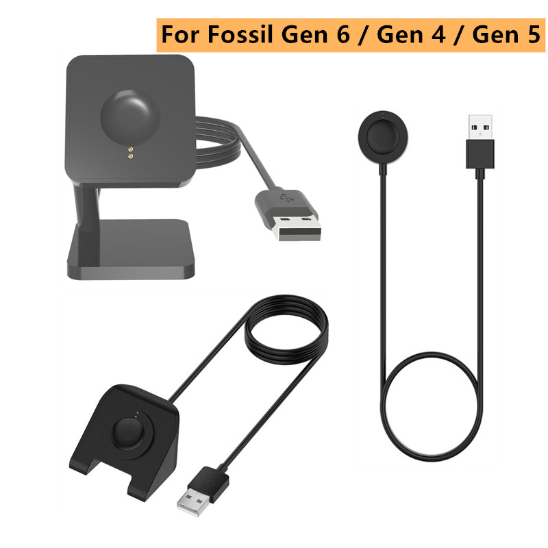 1M USB Magnetic Fast Charge Ch - Fossil Watches Smartwatch Gen 6 ulasan dan harga