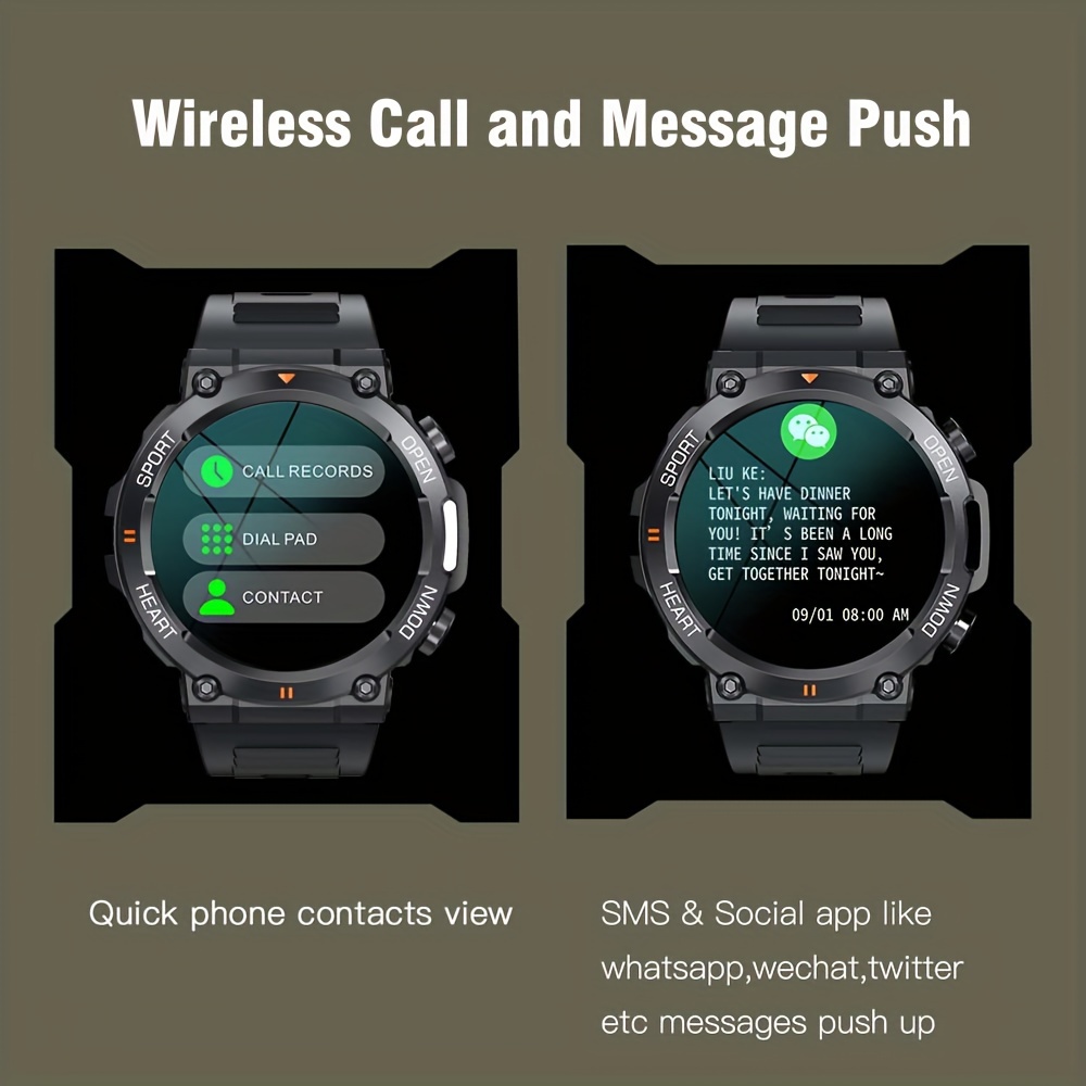 Men Smart Watch Round Big Scre - Smartwatch Iphone Watch For Men ulasan dan harga