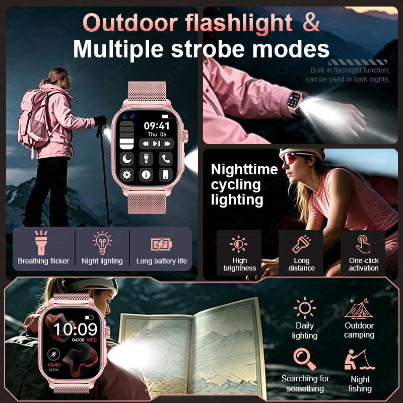 2026 New 1400mAh Large Battery - Smartwatch Watches Gift For Women ulasan dan harga