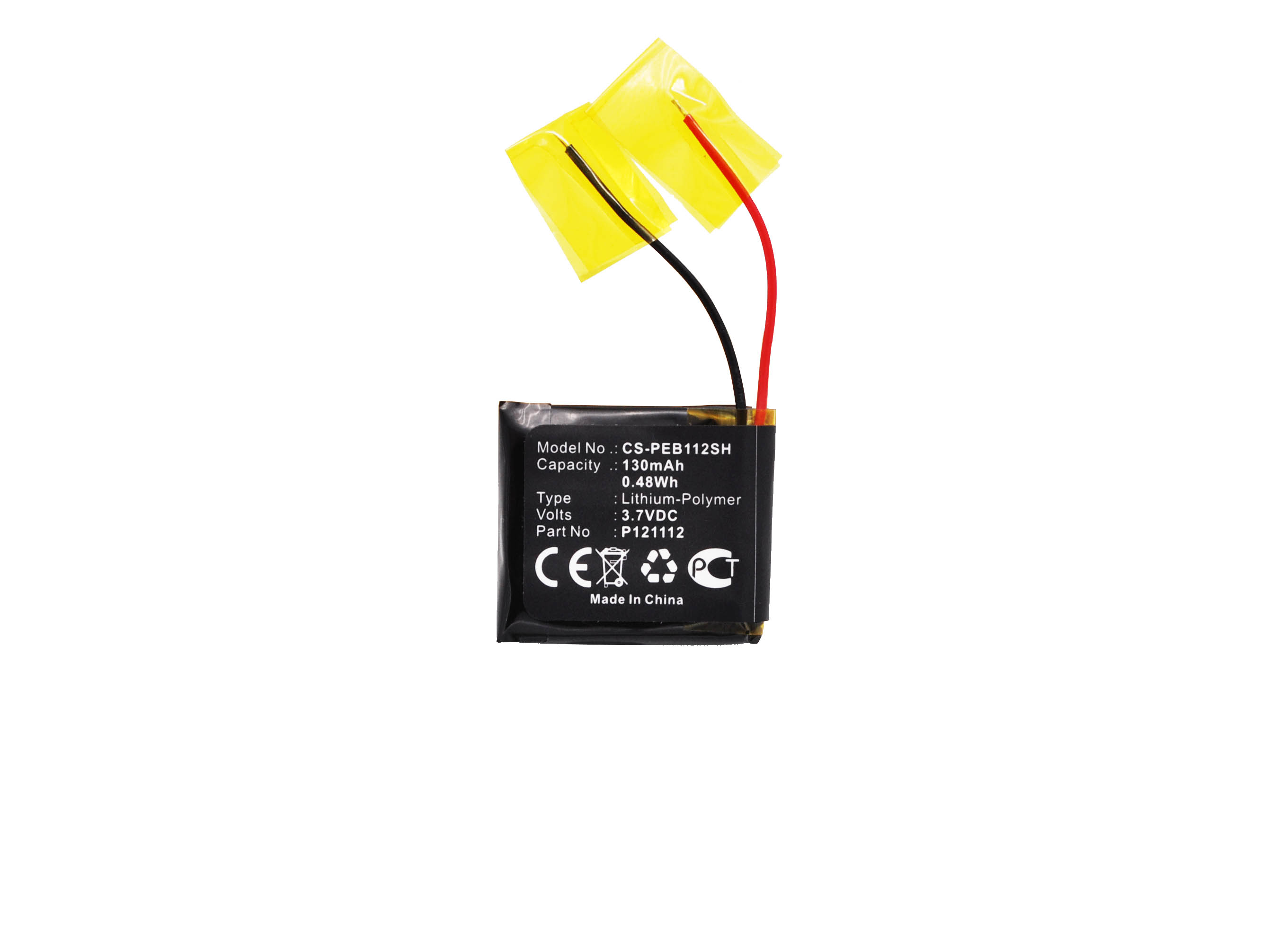100% NEW  3.7V 130mAh PEB112SH - Smartwatch Pebble Watches ulasan dan harga
