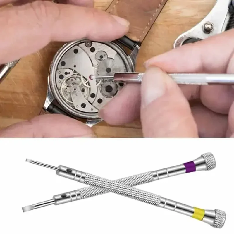 5pcs/set 0.8-1.6mm Steel Screw - Watchmaker Screwdriver ulasan dan harga