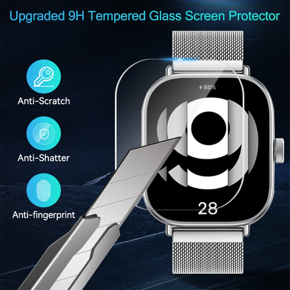 Tempered Glass for Xiaomi Redm - Watch Redmi ulasan dan harga
