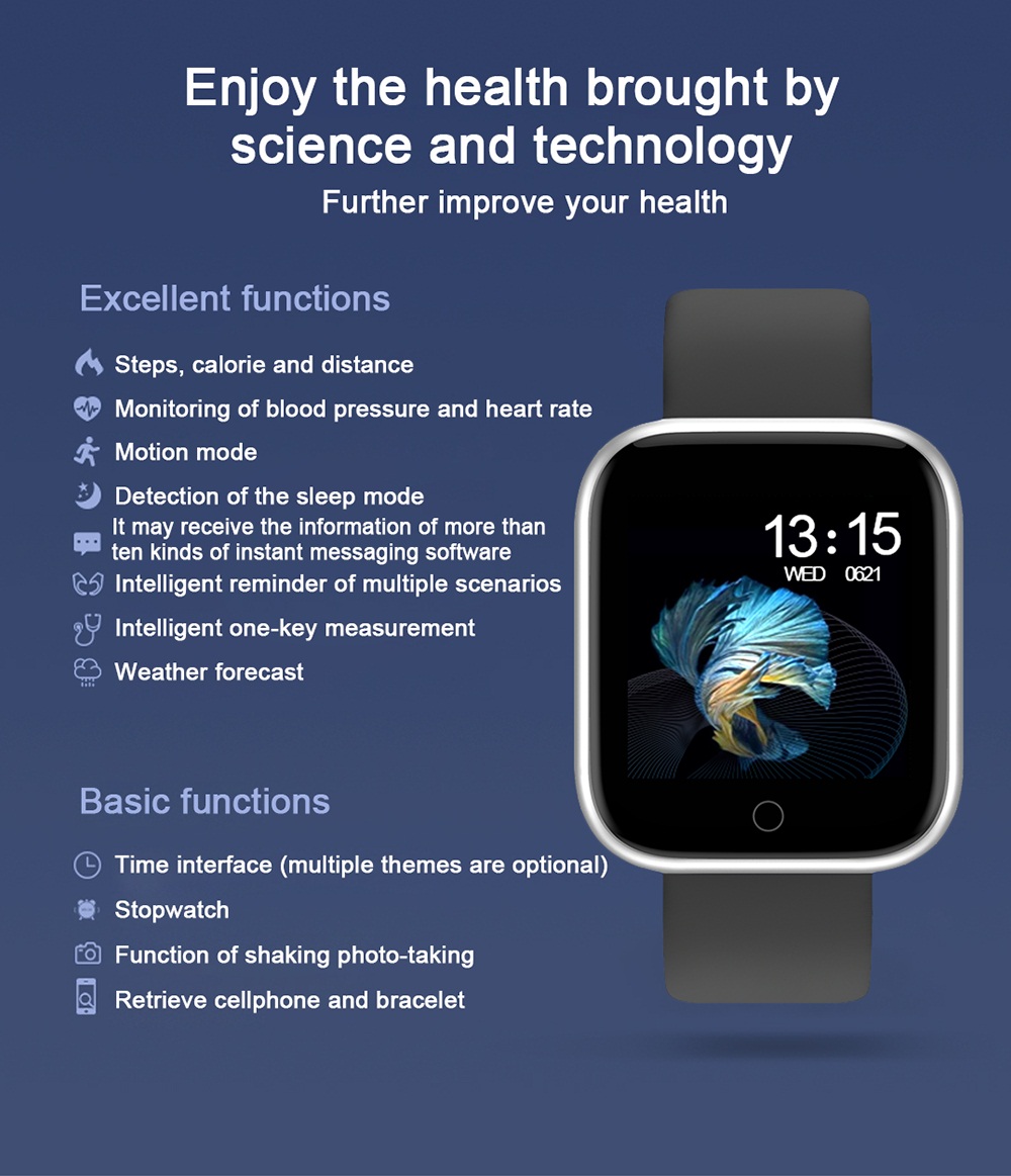 Women IP68 Waterproof Smart Wa - Smartwatch Iphone Watch For Men ulasan dan harga